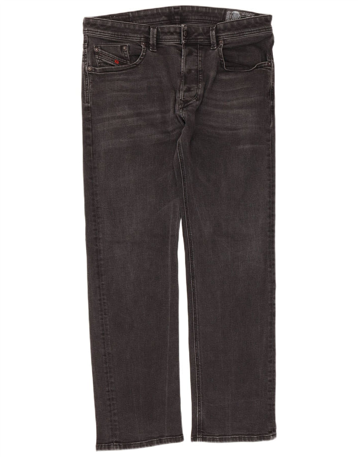 Diesel Jean Larkee Regular Droit Femme W36 L30 Coton Noir