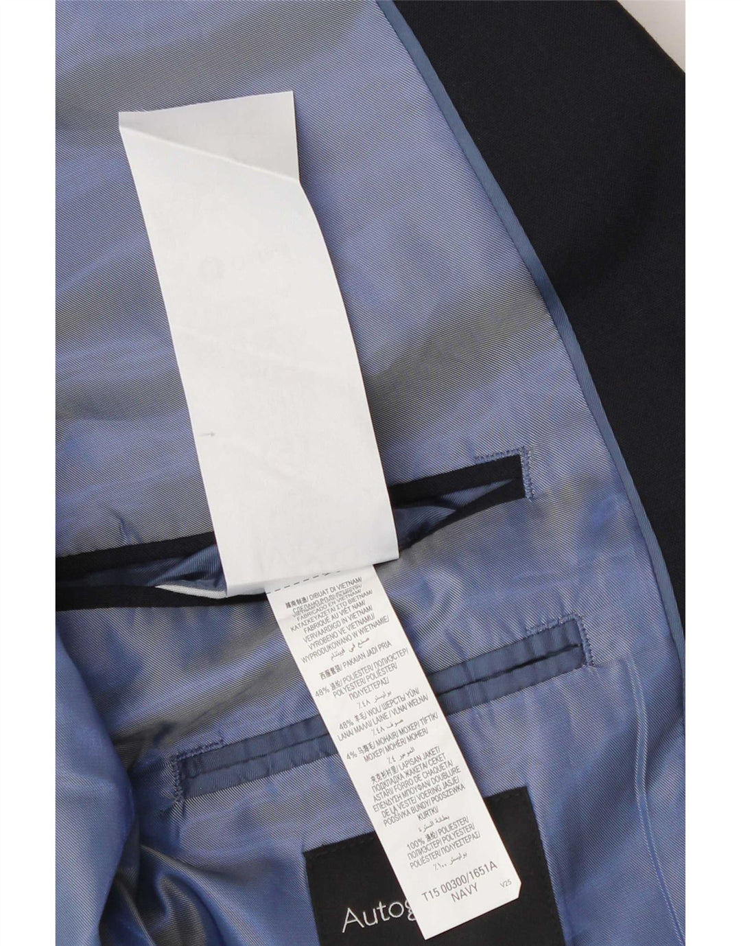Marks & Spencer Veste blazer autographe à 2 boutons pour homme UK 42 Large Bleu marine