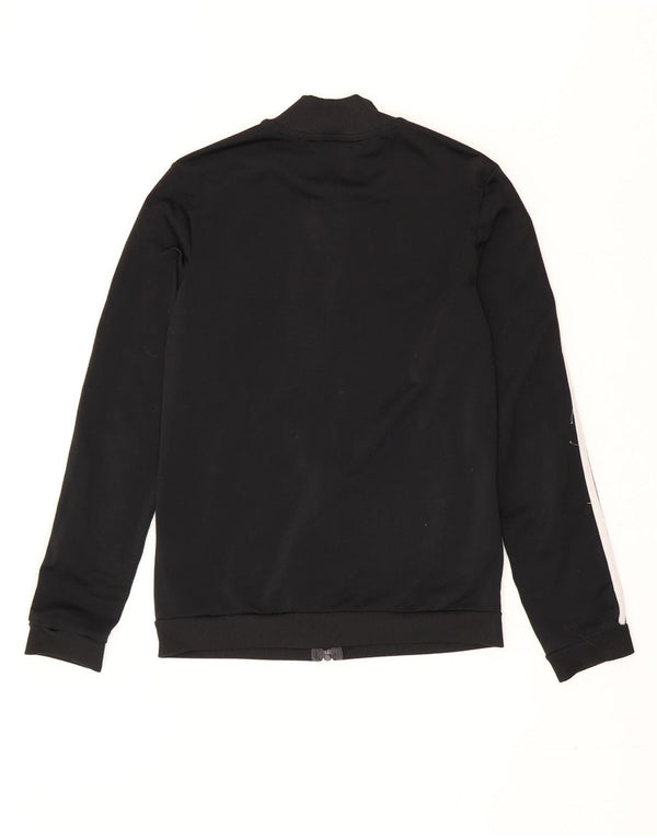 Adidas Veste de survêtement pour femme UK 4/6 XS Noir Rayé Polyester