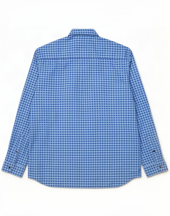 S.Oliver Chemise coupe régulière pour homme 2XL en coton vichy bleu