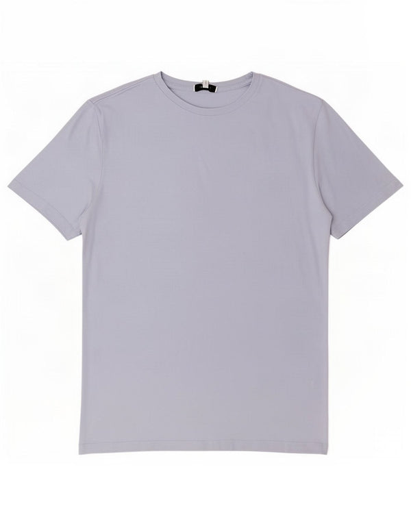 Reiss T-shirt pour homme en coton bleu moyen