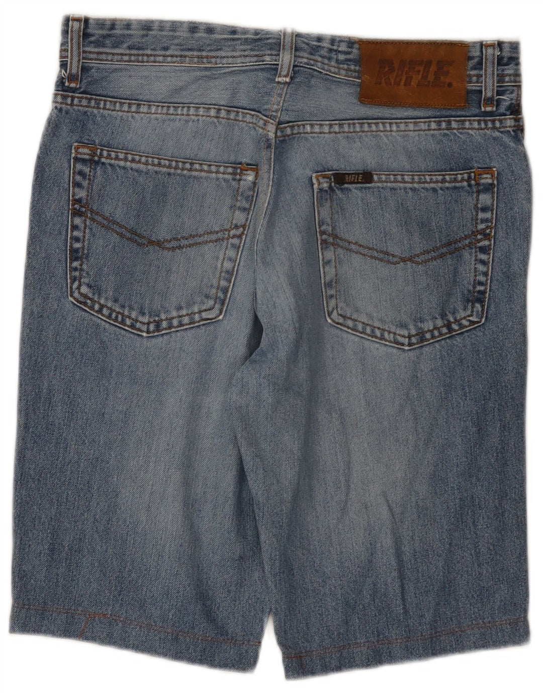 Short en jean pour homme Rifle W33 en coton bleu moyen