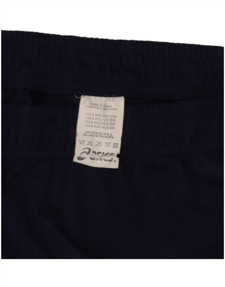 Asics Short de sport homme petit bleu marine polyester