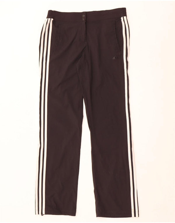 Adidas Pantalon de survêtement Climalite pour femme UK 12 Medium Noir Polyester