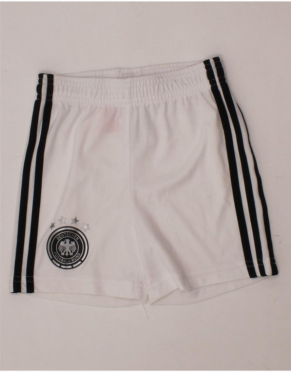 ADIDAS Short de sport Deutscher Fussball Bund pour bébé garçon 12-18 mois Blanc