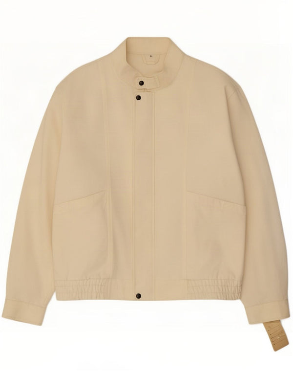 Alexander Veste Bomber Homme IT 54 2XL Blanc Cassé Coton