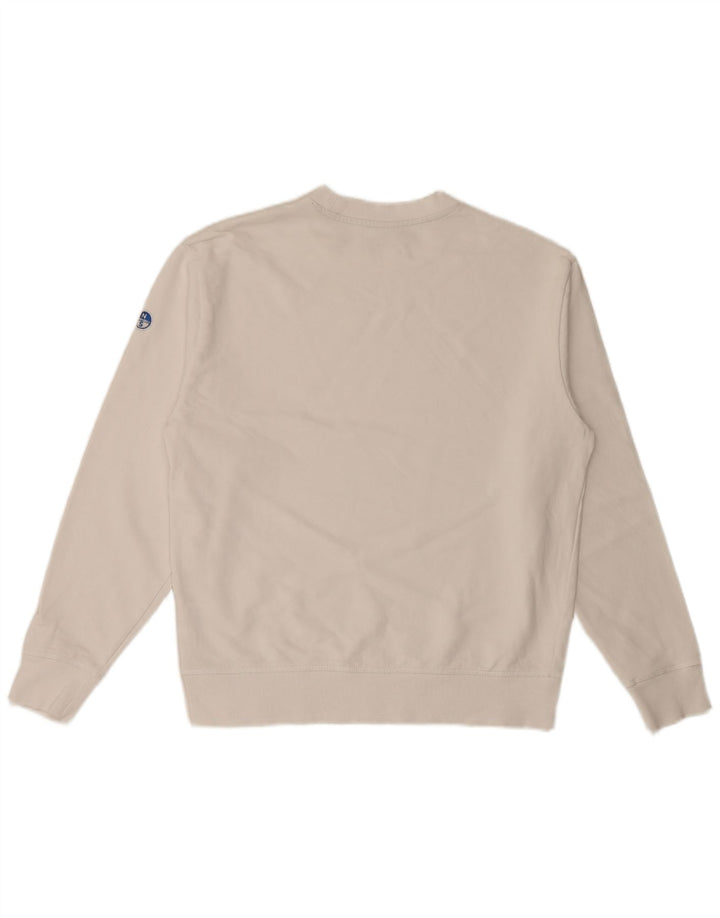 North Sails Sweat-shirt graphique pour homme Petit coton blanc