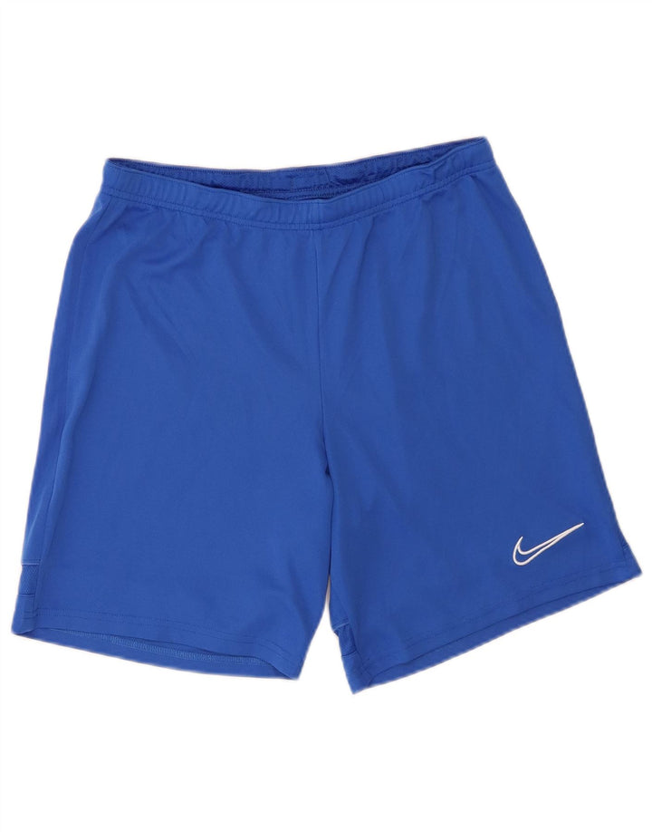 Short de sport Nike Dri Fit Homme Bleu Moyen Polyester