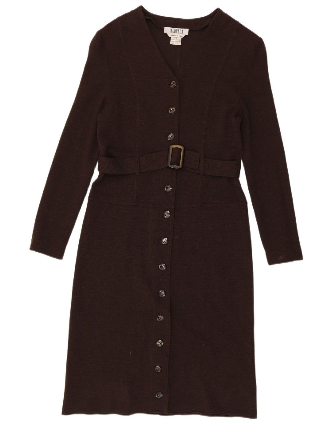 Marella Robe Pull Femme IT 44 Marron Moyen