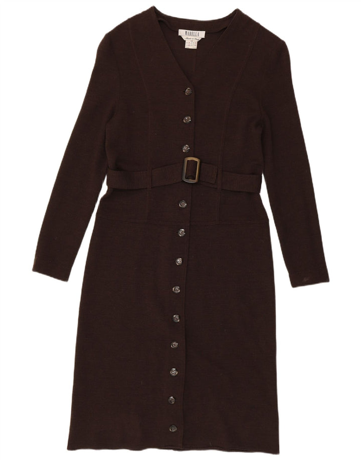 Marella Robe Pull Femme IT 44 Marron Moyen