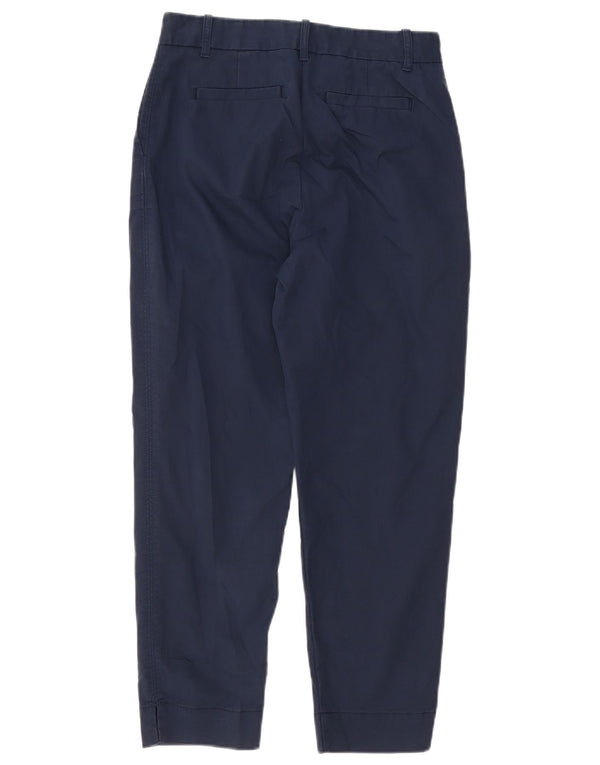 Marks & Spencer Pantalon chino fuselé pour femme UK 8 Small W28 L26 Bleu marine