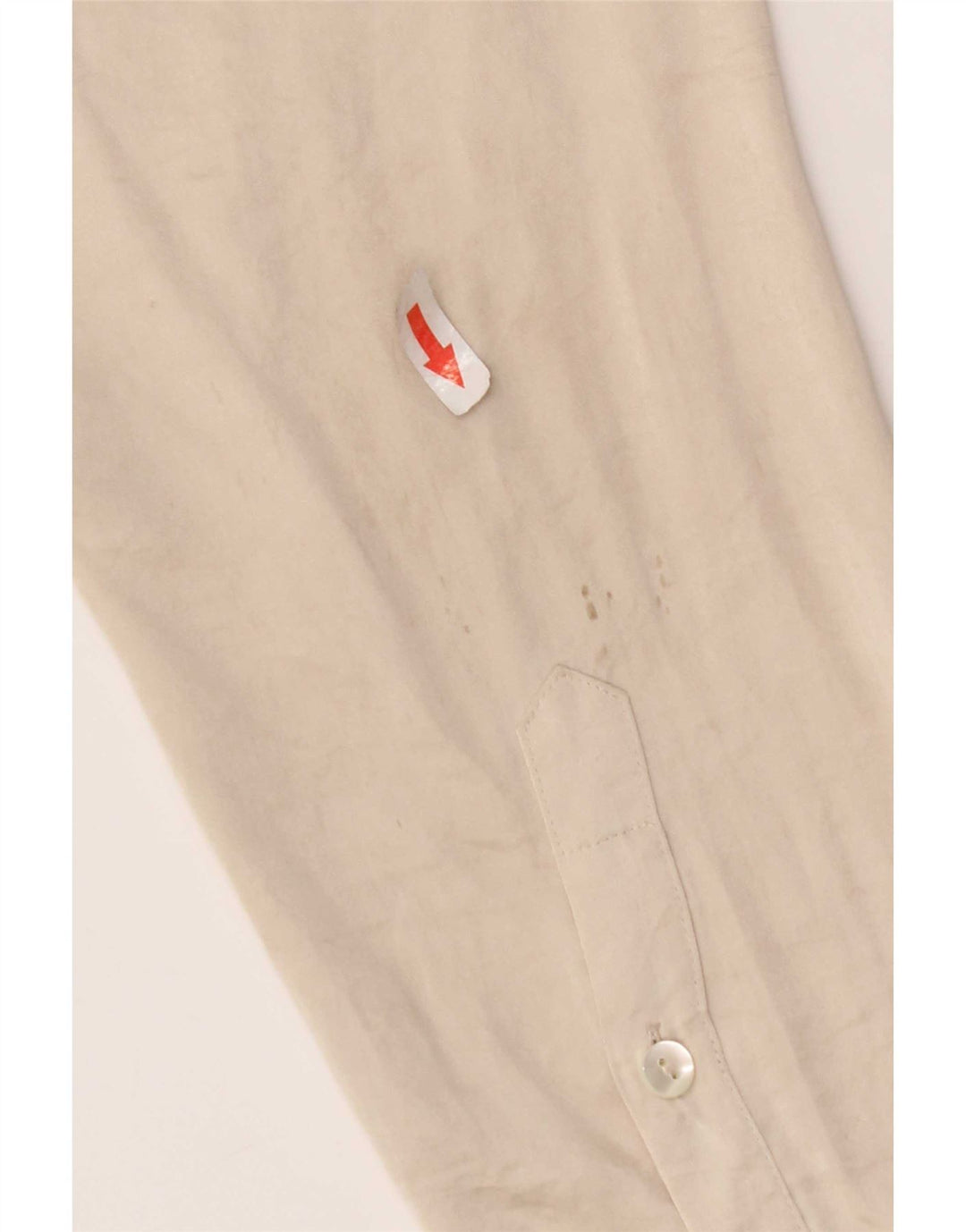 Chemise Femme Jigsaw UK 12 Polyester Beige Moyen