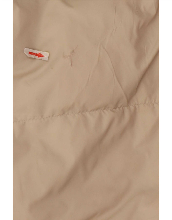 Kappa Veste matelassée pour homme UK 44 2XL Beige Colourblock Polyamide