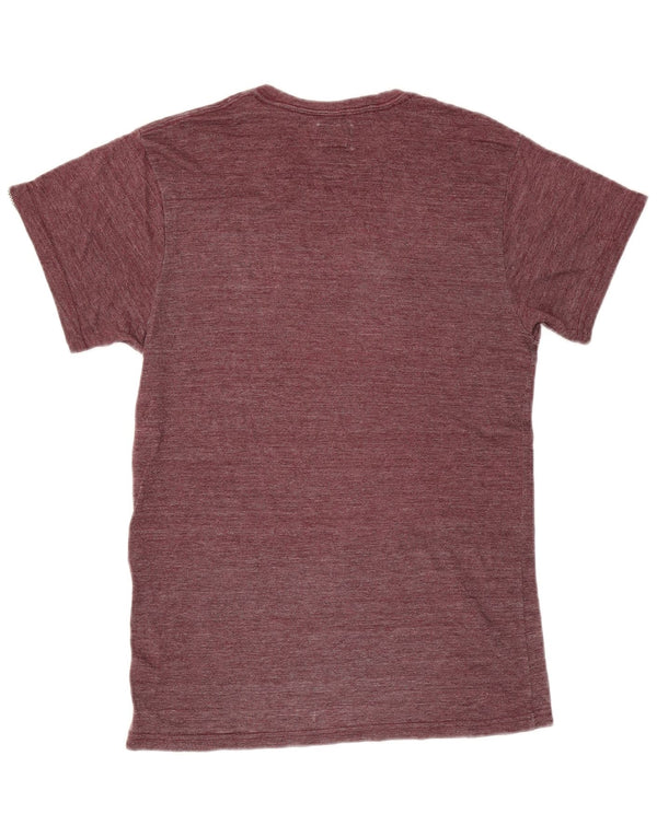 Vans T-shirt graphique pour hommes, petit, bordeaux moucheté