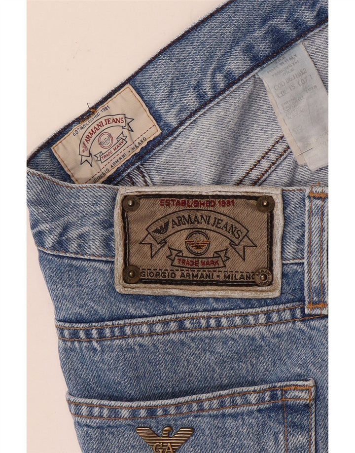 Armani Homme Jean Droit W36 L33 Bleu Coton