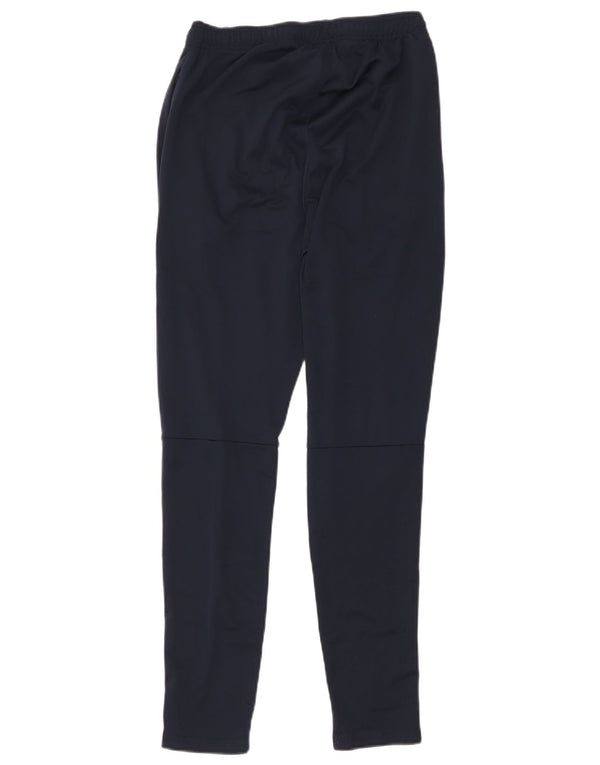 Nike Pantalon de survêtement Dri Fit pour femme UK 8 Small Bleu marine Polyester