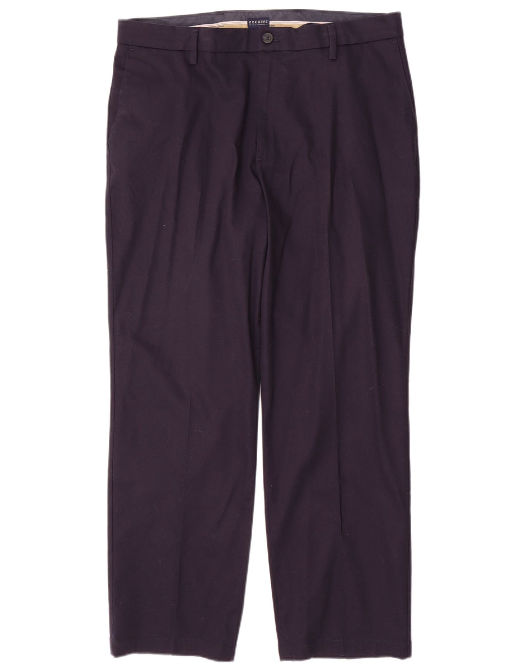 DOCKERS Pantalon Chino Droit Coupe Classique Homme W36 L30 Bleu Marine Coton