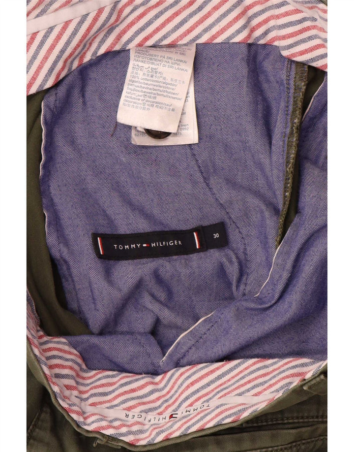 Tommy Hilfiger Short Chino Homme W30 Coton Kaki Moyen
