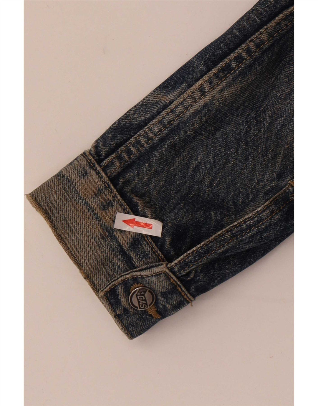 Gas Veste en jean pour homme UK 40 Grand coton bleu