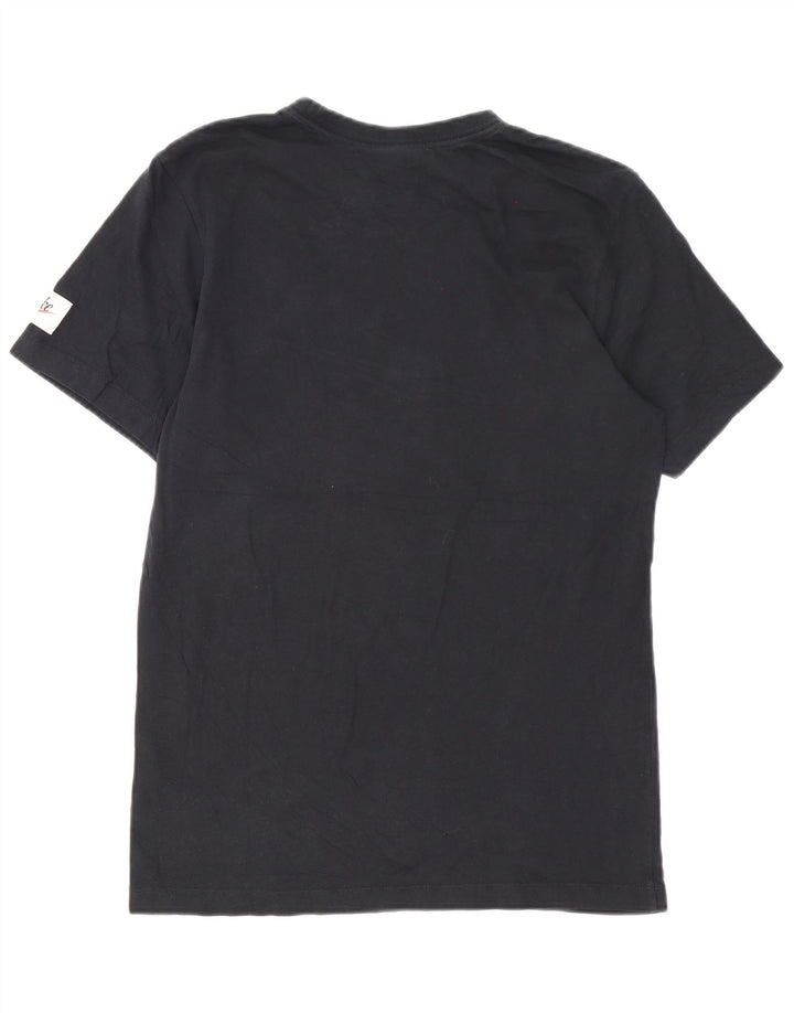 Nike T-shirt graphique pour homme en coton noir Taille S