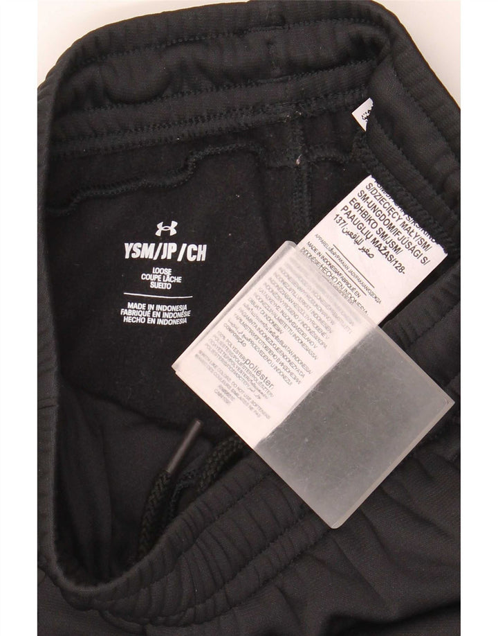 Under Armour Pantalon de survêtement pour garçon 7-8 ans Petit Noir