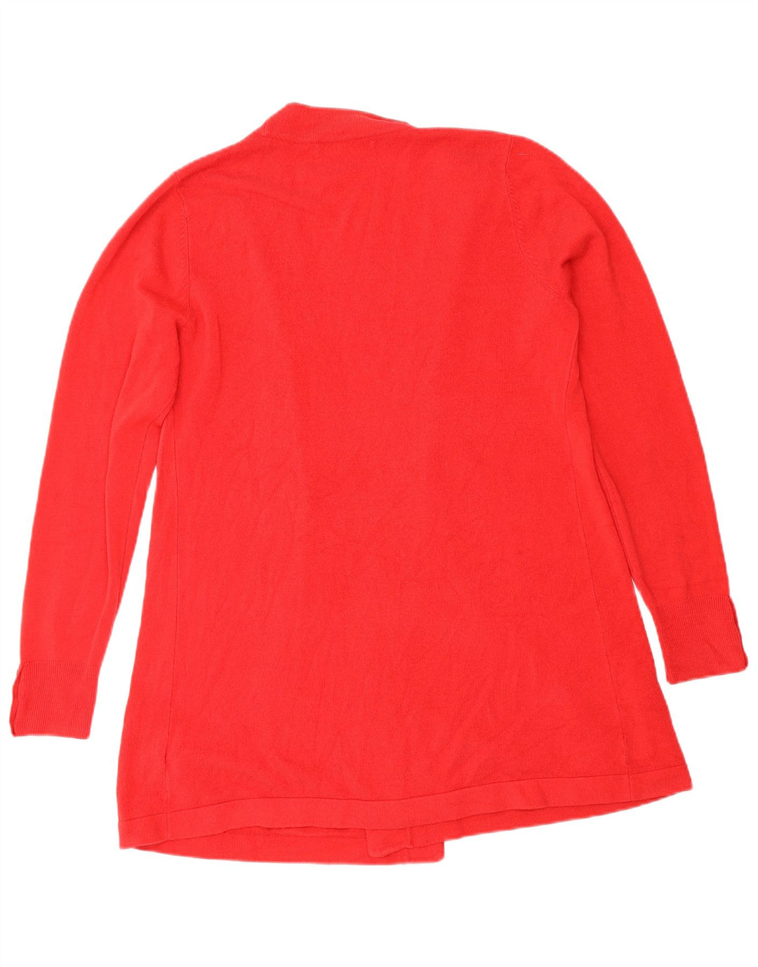 Marks & Spencer Pull Cardigan Ouvert pour Femme UK 16 Grand Acrylique Rouge