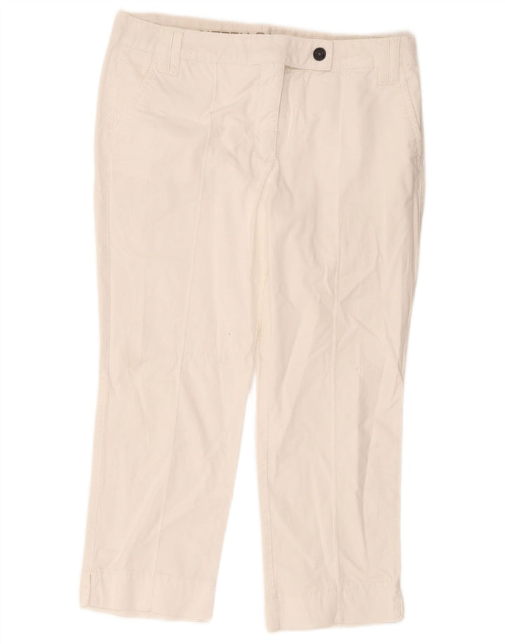 North Sails Pantalon Court Femme W34 L23 Coton Blanc