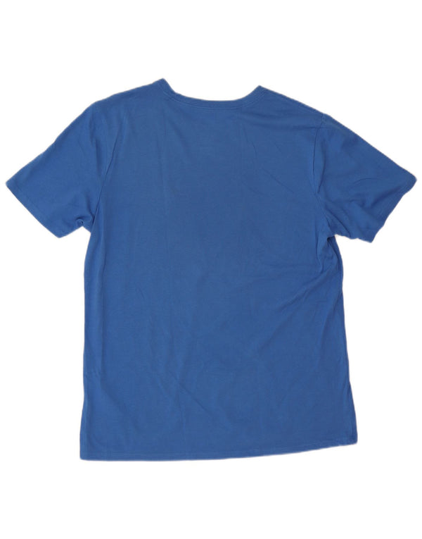 Nike Garçon Dri Fit Graphic T-Shirt Top 15-16 ans XL Bleu Coton