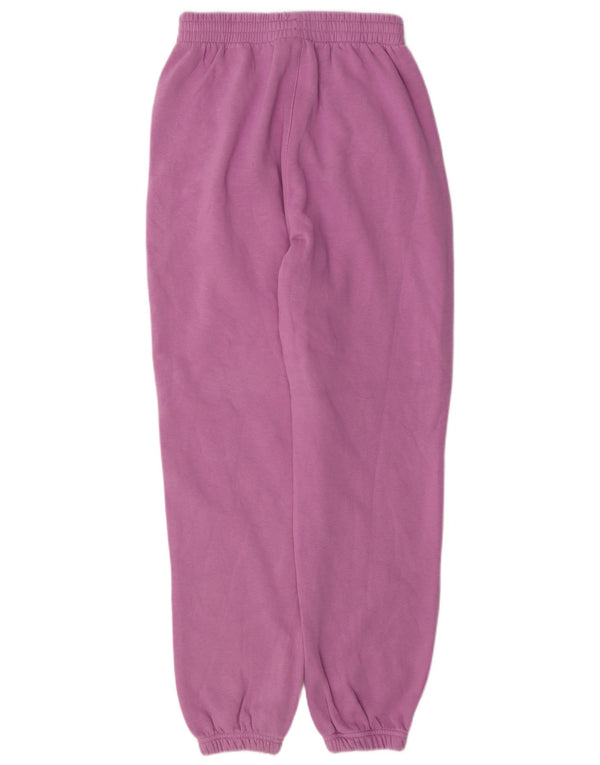 Adidas Womens Tracksuit Trousers Joggers UK 4/6 XS Pink Cotton