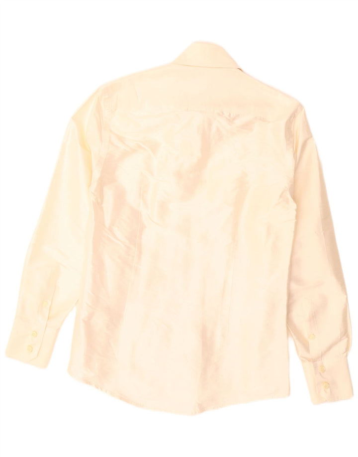 Daniele Alessandrini Chemise Petite Soie Beige Homme