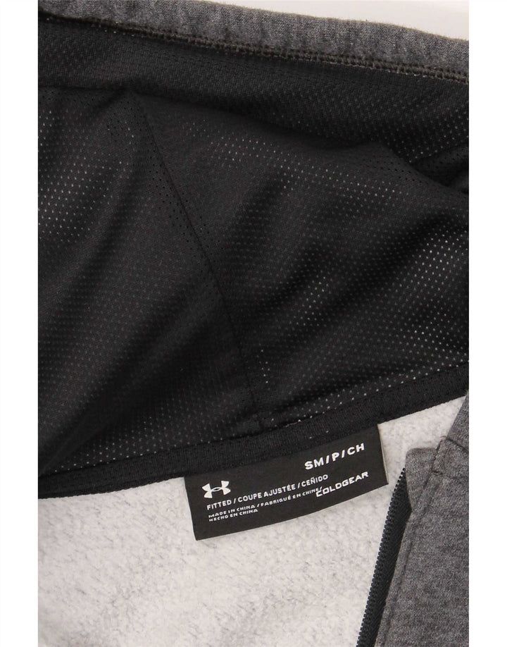 Under Armour Sweat à Capuche Cold Gear Zip Homme Gris Moyen