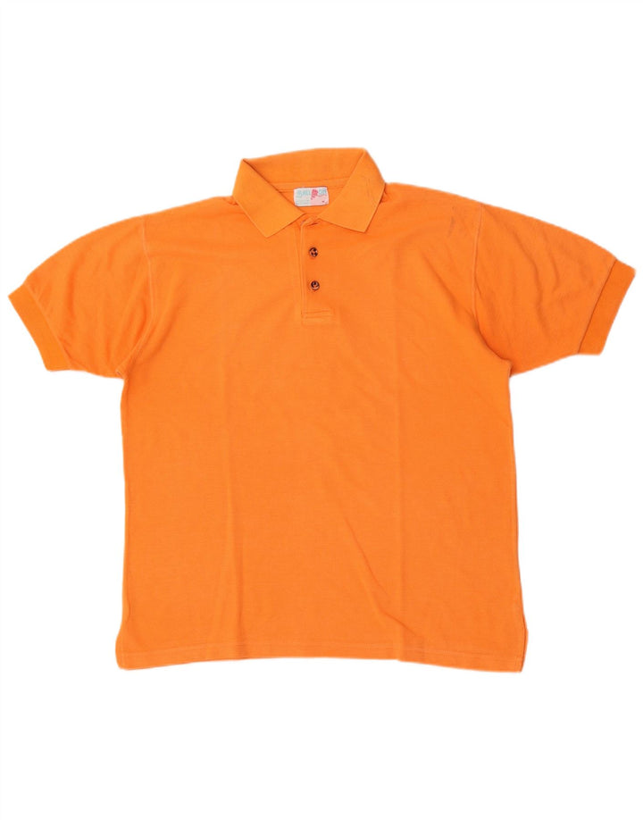 Ball On Polo Homme Coton Orange Moyen