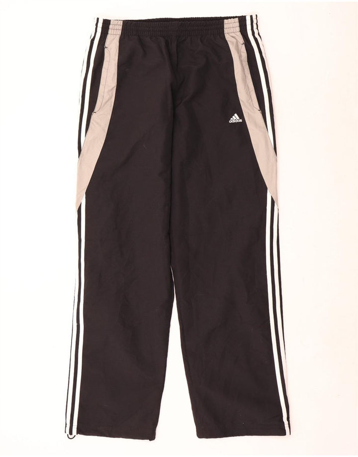 Adidas Pantalon de survêtement pour homme Large Noir Colorblock Polyester
