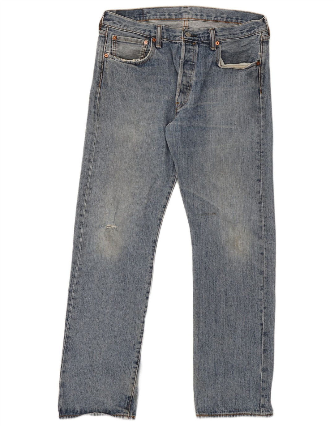 Levi's Jean Droit 501 Homme Bleu W34 L32 Coton