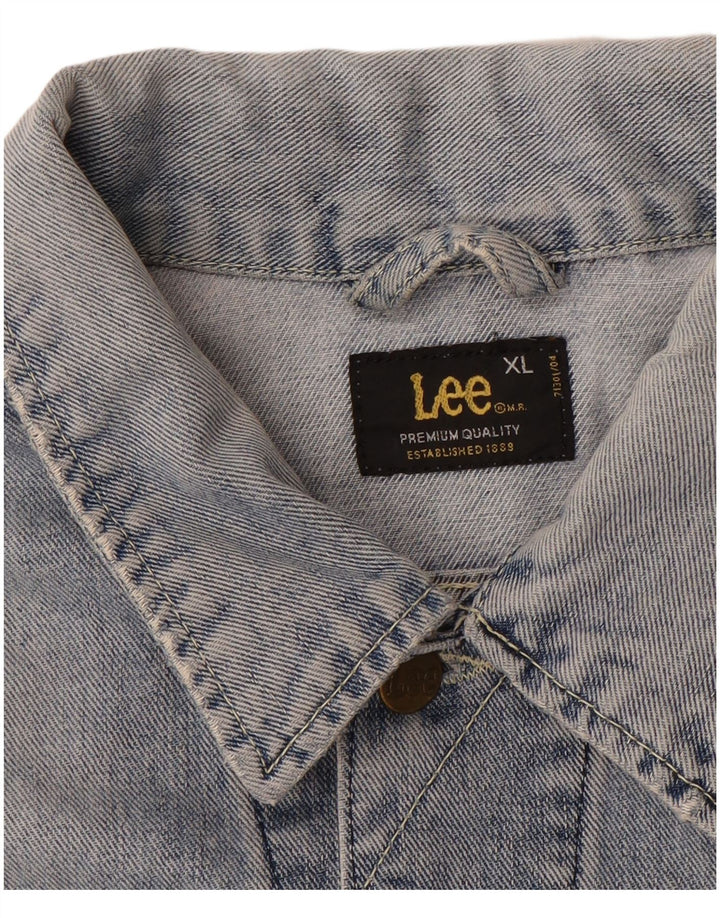 LEE Veste en jean pour homme UK 42 XL Bleu