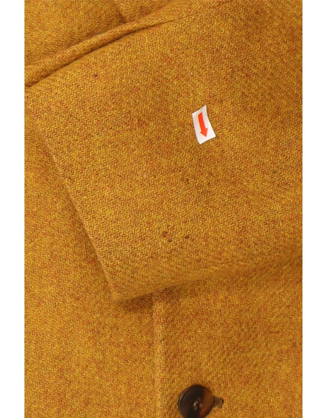 VINTAGE Veste Blazer 3 Boutons Homme UK 40 Grande Laine Vierge Brune
