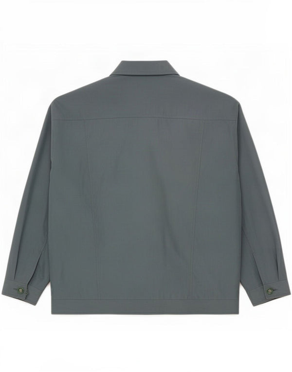 Aldon Veste Bomber Homme UK 40 Large Gris Colorblock Polyester