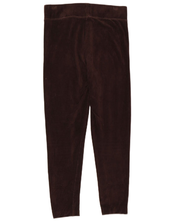 Marks & Spencer Leggings courts en velours côtelé pour femme UK 12 Coton marron moyen