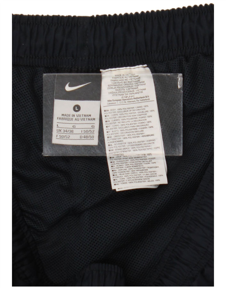 Nike Pantalon de survêtement pour homme Large en polyester color block bleu marine