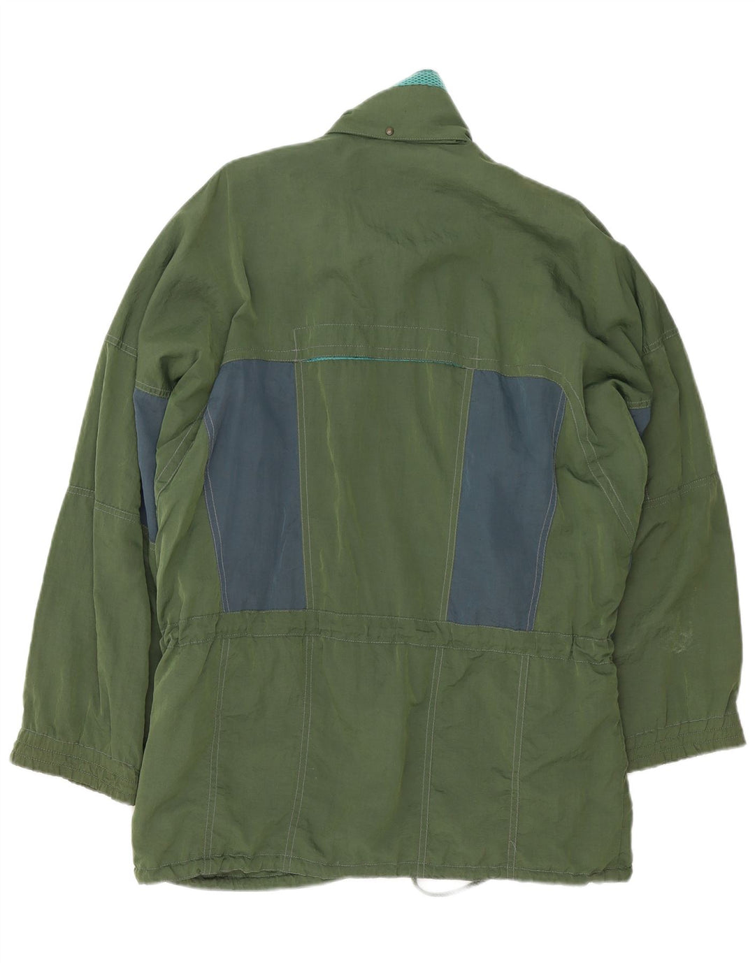 Colmar Veste de Pluie Homme UK 40 Large Vert Colorblock Polyamide