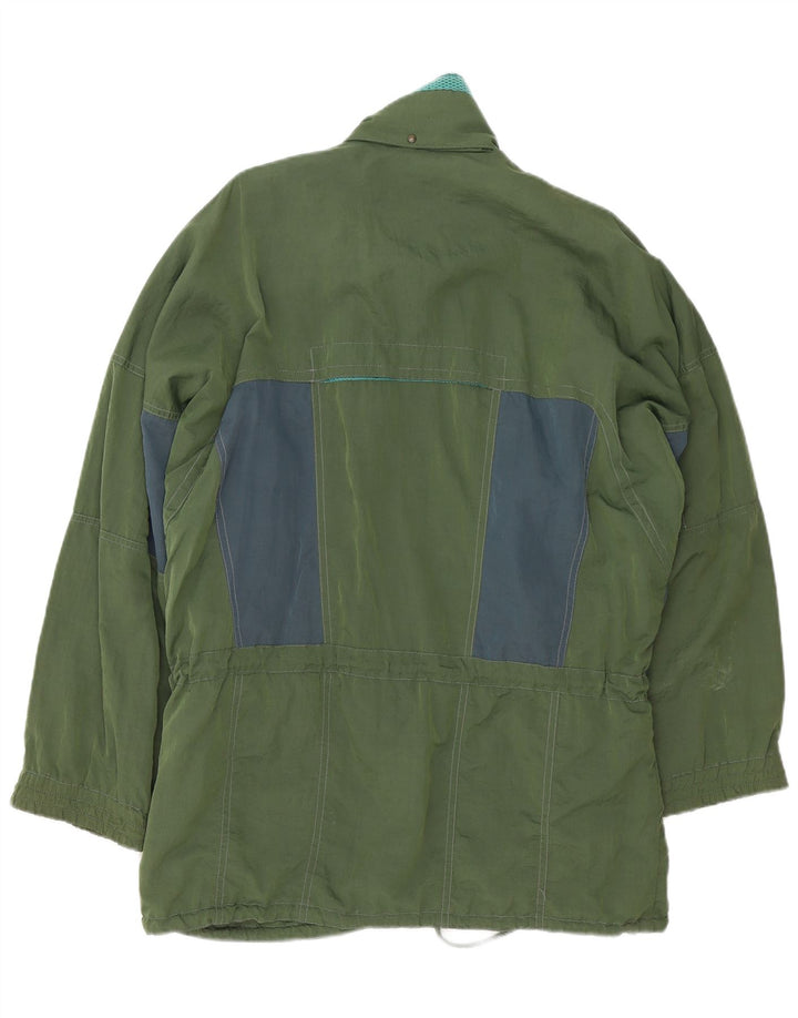 Colmar Veste de Pluie Homme UK 40 Large Vert Colorblock Polyamide