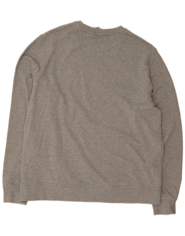 Nike Sweat-shirt pour homme en coton gris 2XL