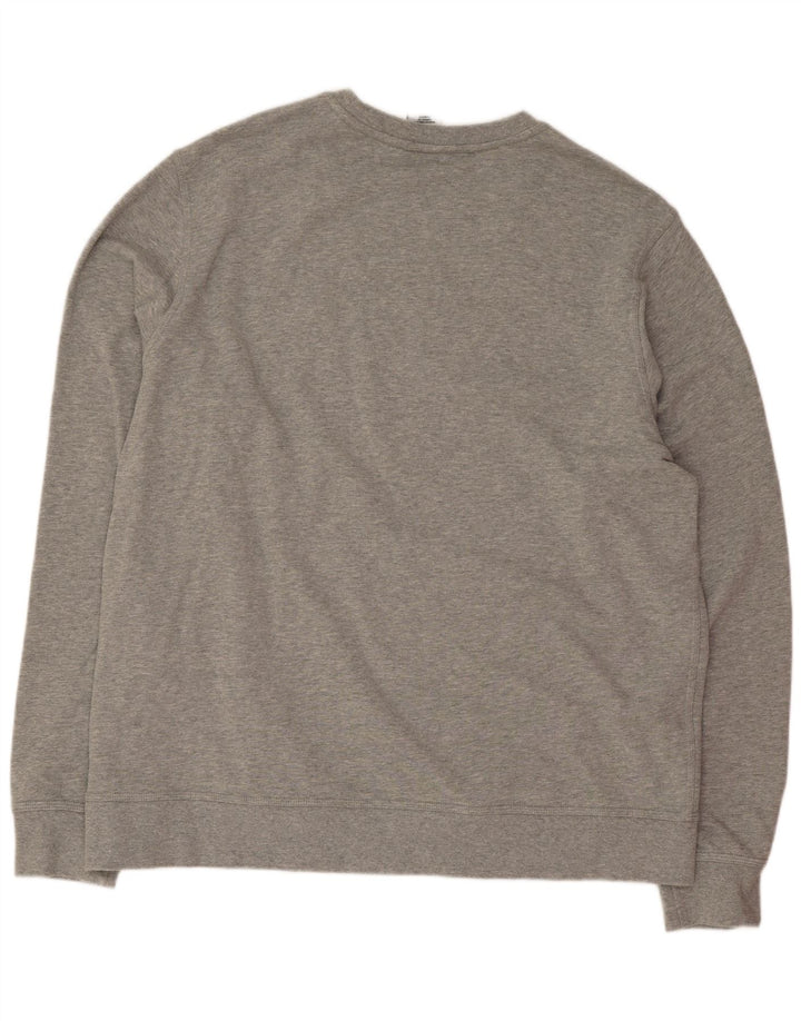 Nike Sweat-shirt pour homme en coton gris 2XL