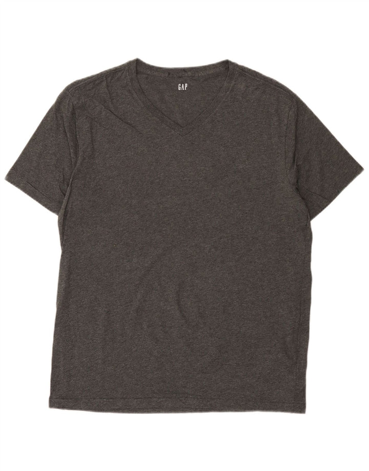 Gap T-Shirt Homme Haut Large Gris Moucheté Coton