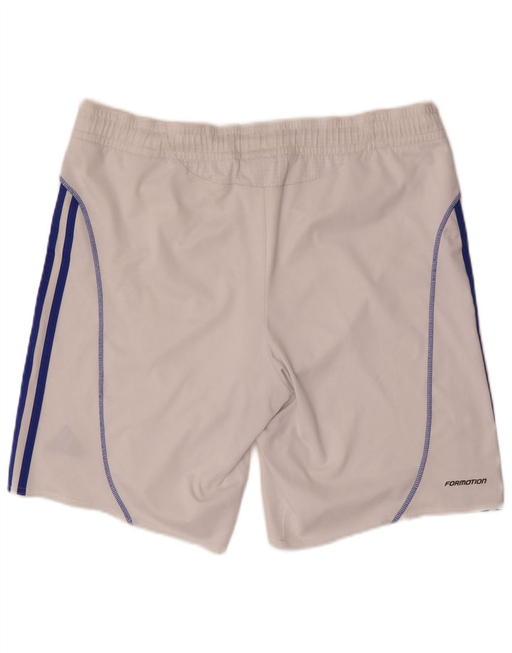 Adidas Short de Sport Clima 365 Homme Blanc Moyen Polyester