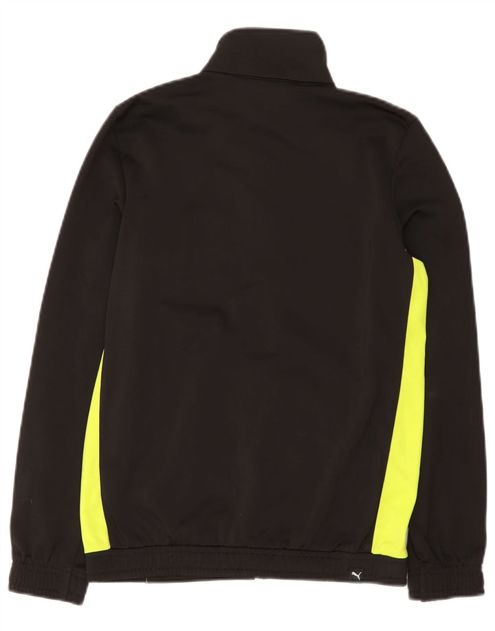 Puma Veste de Survêtement Graphique Garçon 11-12 ans Noir Colorblock