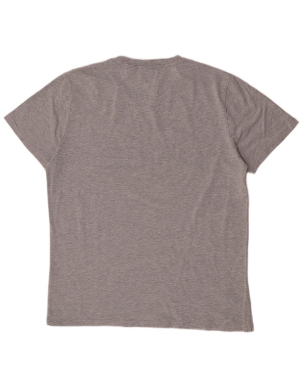 Superdry T-Shirt Graphique Homme 2XL Gris Coton