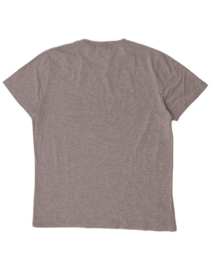 Superdry T-Shirt Graphique Homme 2XL Gris Coton