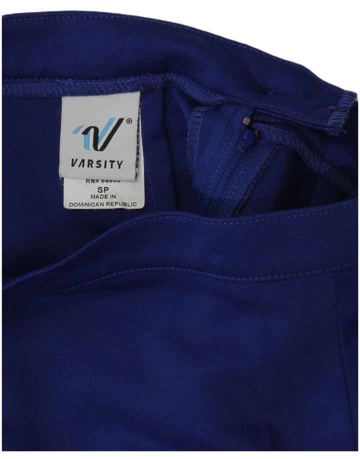 Varsity Jupe de Tennis Femme UK 8 Petit Bleu Colorblock Polyester