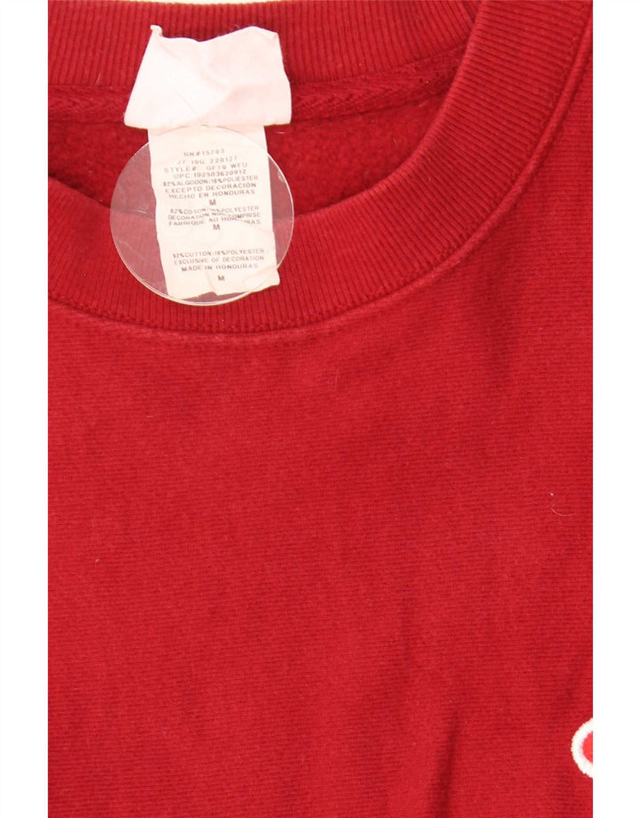 Champion Reverse Weave Sweatshirt Pull Homme Rouge Moyen Coton